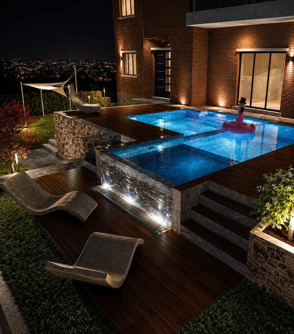 Progetti Architettura - Piscine e spazi esterni