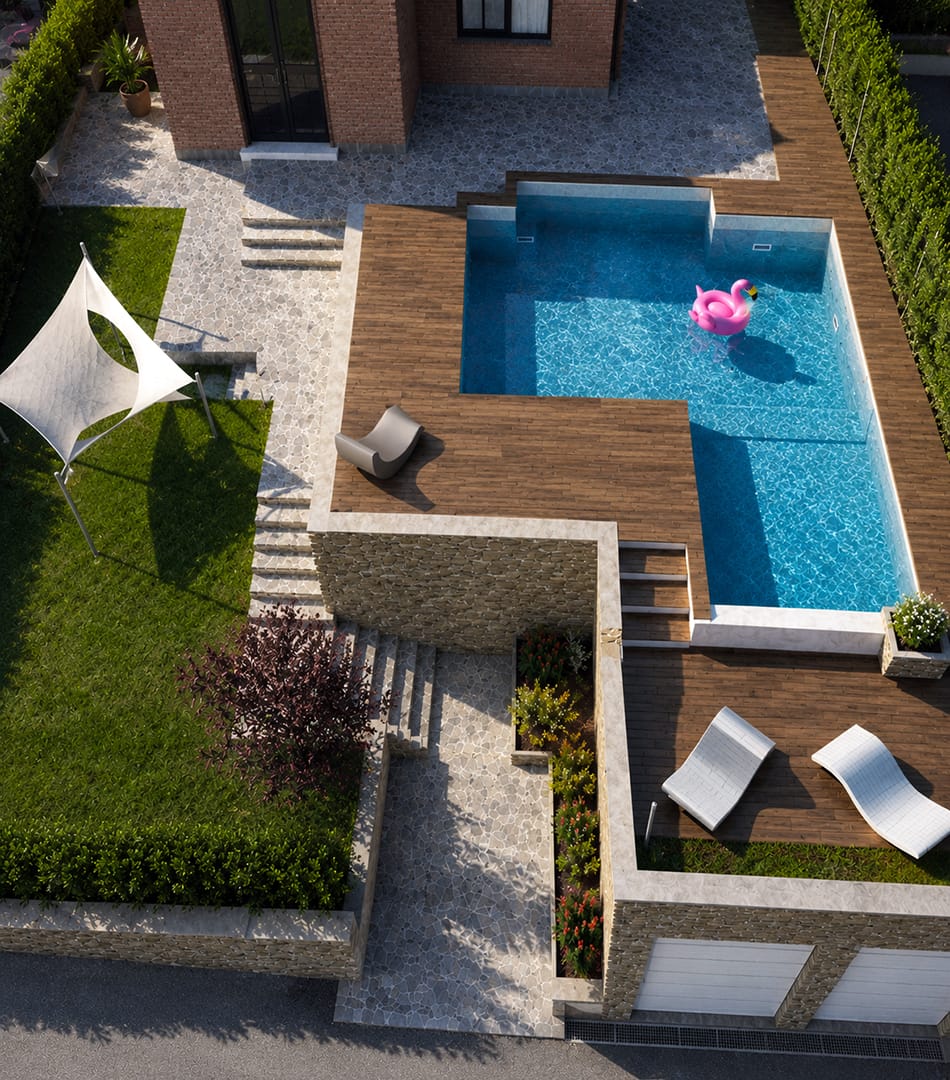 Progetti Architettura - Piscine e spazi esterni